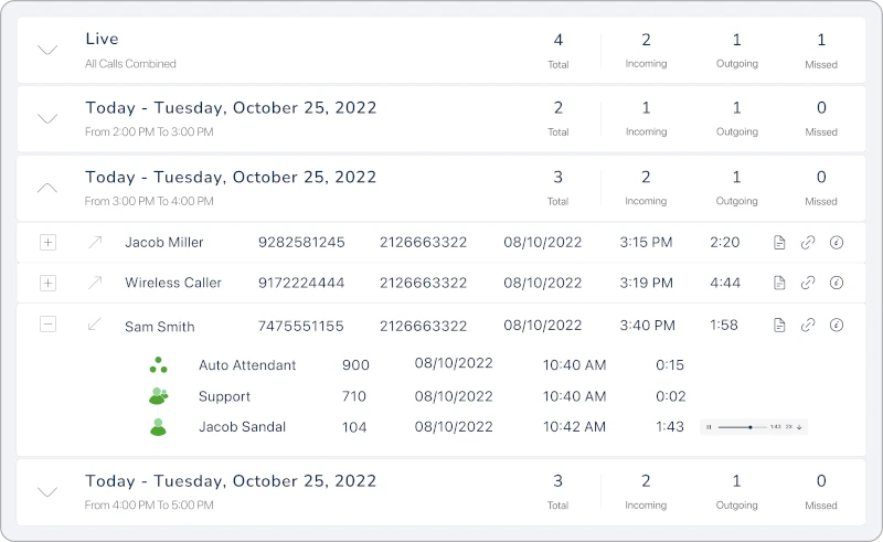 Reports demo screenshot